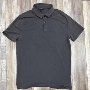 Express Men's Dark Polo Shirt
